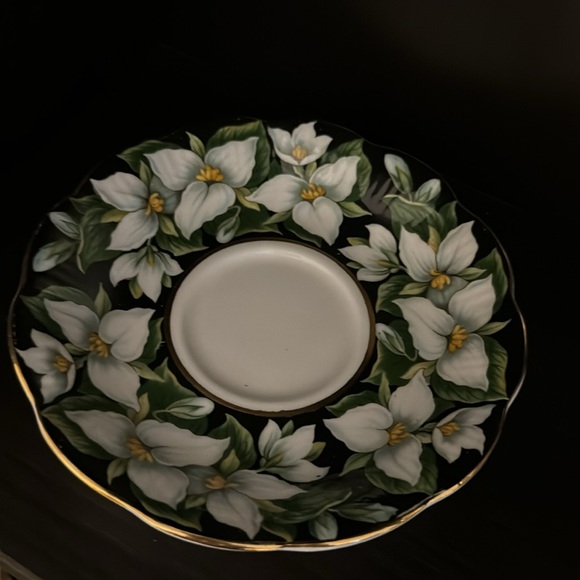 Royal Albert provincial flowers Trillium teacup and saucer - Picture 4 of 5